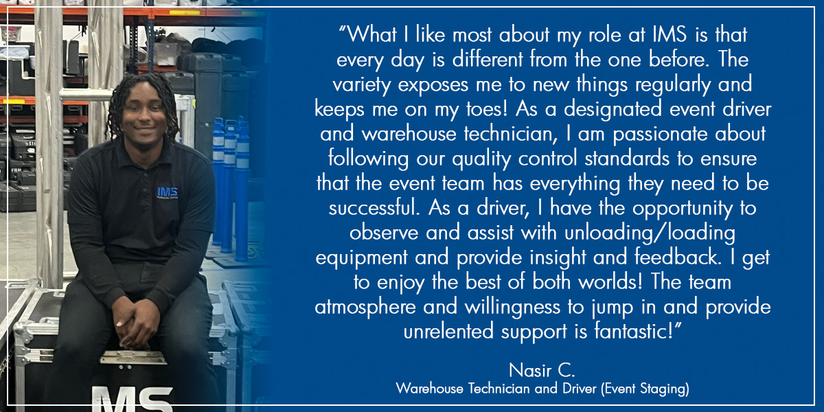 Working at IMS - Nasir