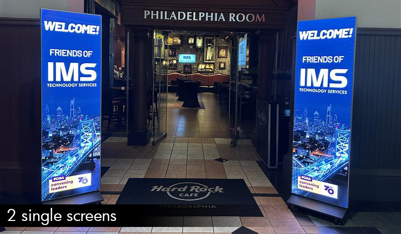 IMS LED Posters - 2 screens