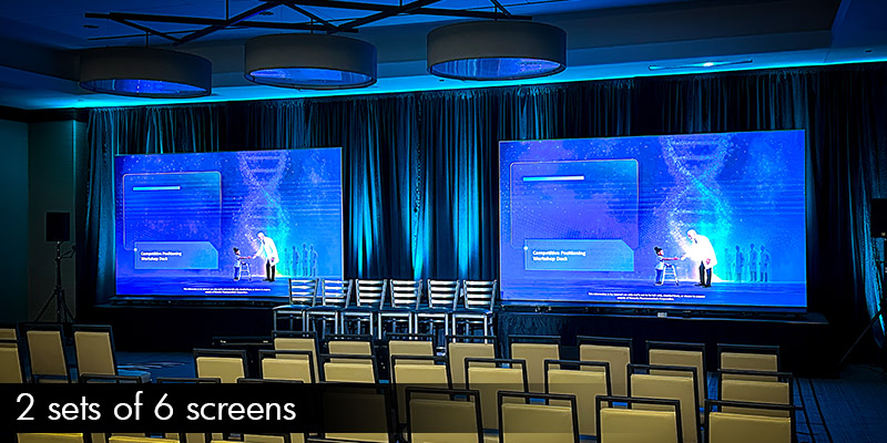 IMS LED Posters - 2 sets of 6 screens