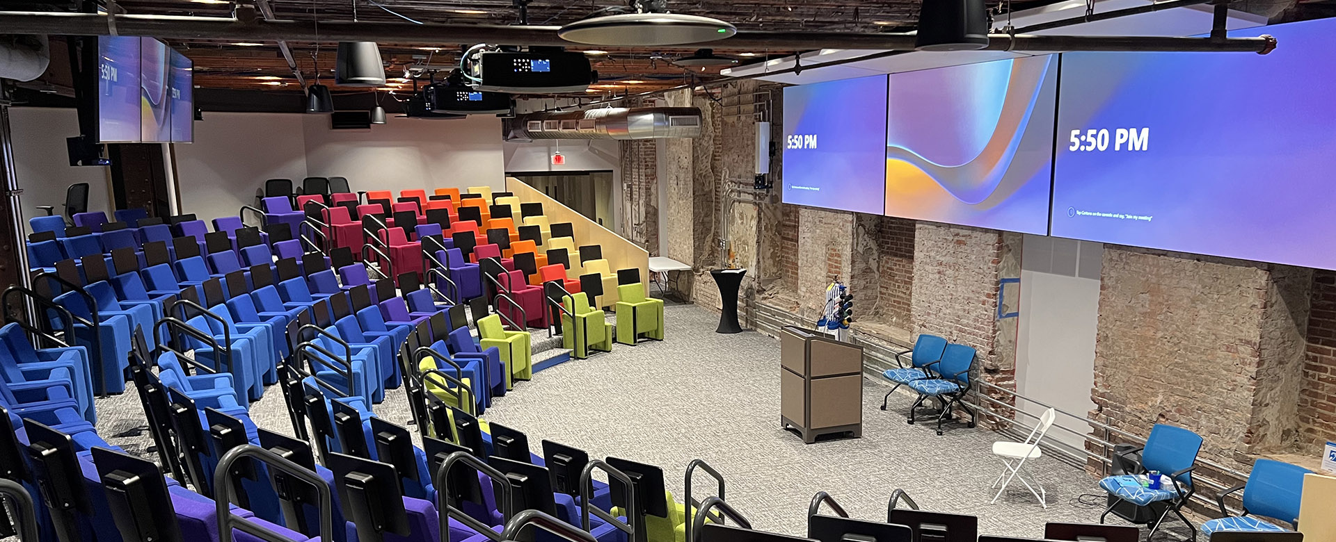AV and systems integration for corporate headquarters and meeting spaces