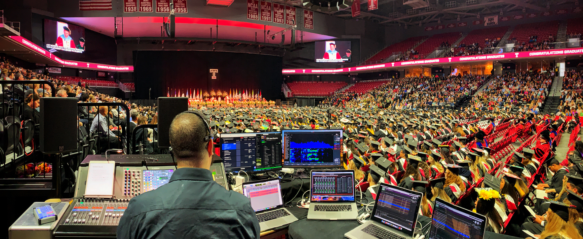 event staging and production - commencement