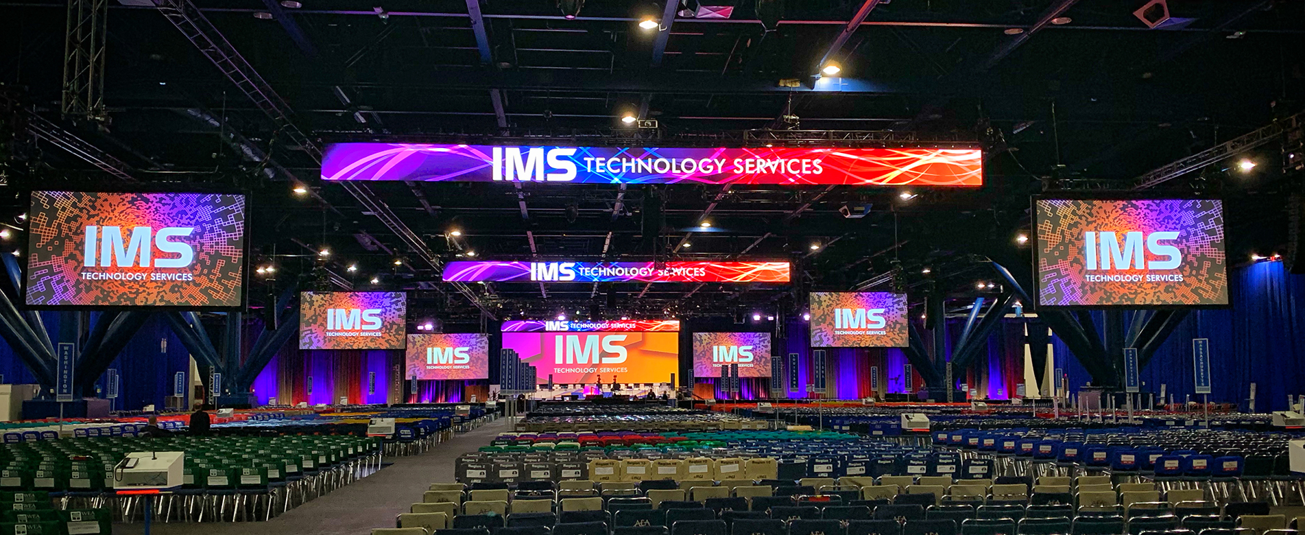event staging and video walls