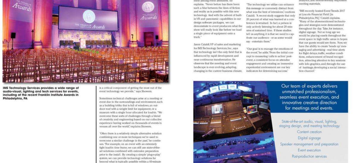 IMS in September-October 2017 Issue of Mid-Atlantic Events Magazine