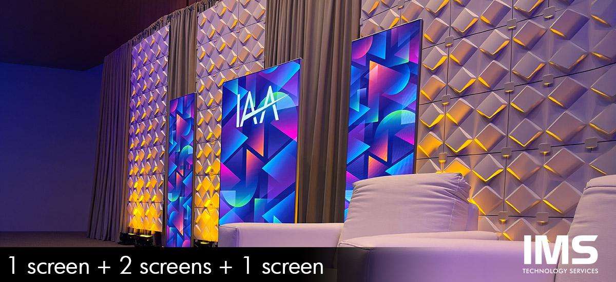 Create flexible, high-impact experiences with mobile LED posters